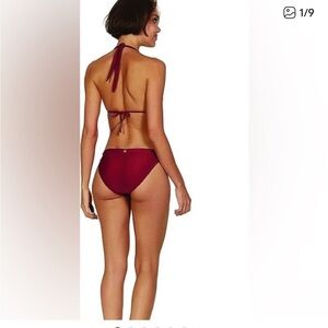 ViX Fuschia Pink Magenta Triangle Bikini Set